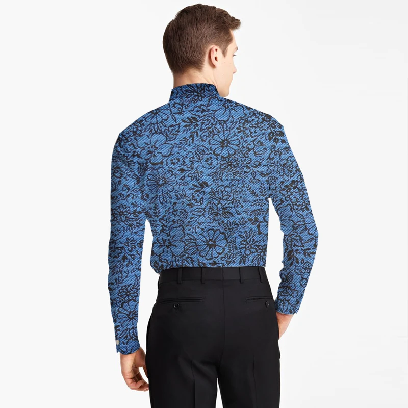 floral oxford shirt