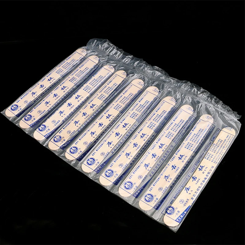 5/10/20/50pcs Tattoo Tools Wooden Permanent Makeup Tongue Depressor Disposable Tattoo Body Hair Removal Stick Tongue Depressor