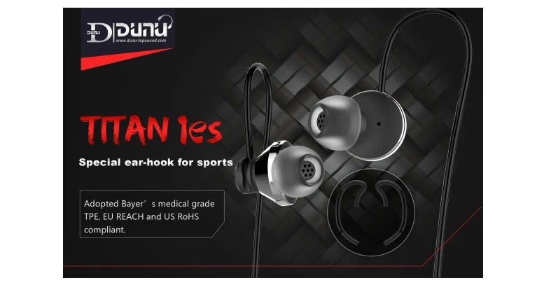 DUNU TITAN1es TITAN1-es TITAN 1es титановые мембранные динамические высококачественные HIFI наушники-вкладыши