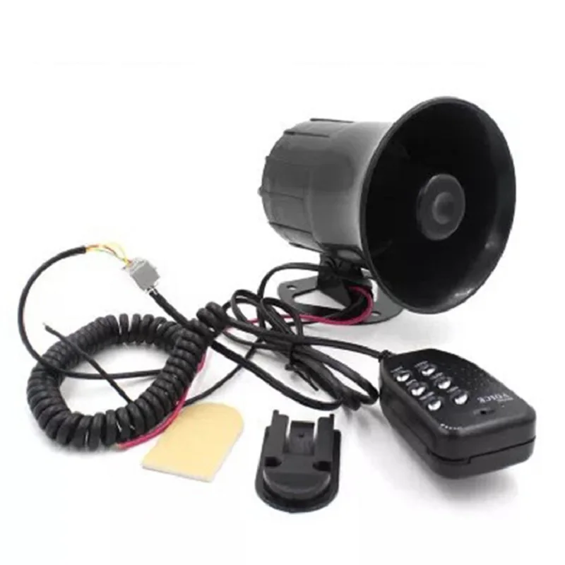 Car Speaker Loud Alarm Siren Horn 6 sound 12V speaker alarm horn super
