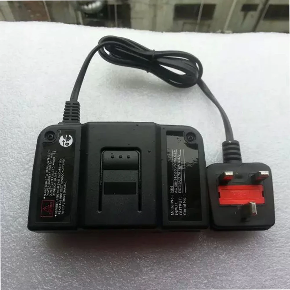 UK Plug Power Supply AC Adapter for N64 game console 50pcs
