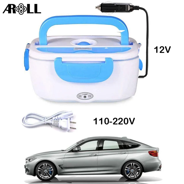 Hot Electric Heated Lunch Box Heated Container for Food Portable Car