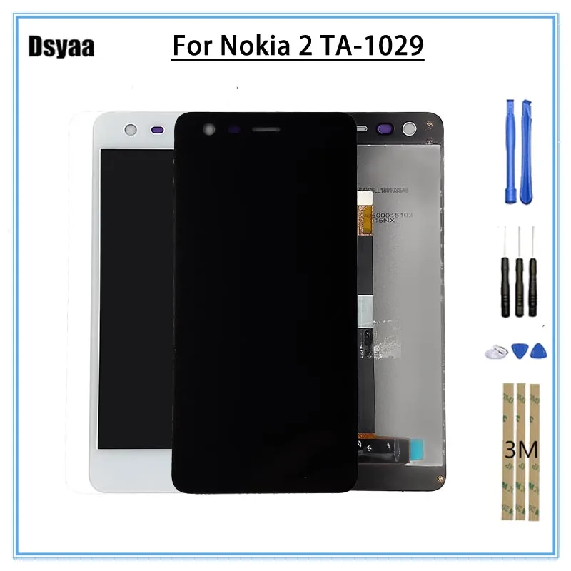 

5.0 inch For Nokia 2 N2 TA-1029 LCD Display with Touch Screen Digitizer Assembly Test one by one