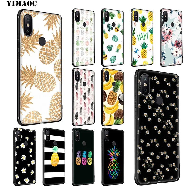 Yimaoc фрукта ананаса арт мягкий чехол для Xiaomi mi 9T 9 8 Se 6 MAX 3 A1 A2 Lite CC9E CC9 6X 5X POCOPHONE F1 |