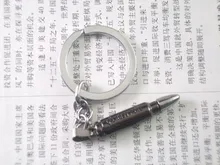 Usa America Movie The walking dead Keychain gun knife bullet ring 1pcslot Rick Grime pistol Daryl Dixon silver pendant steampunk