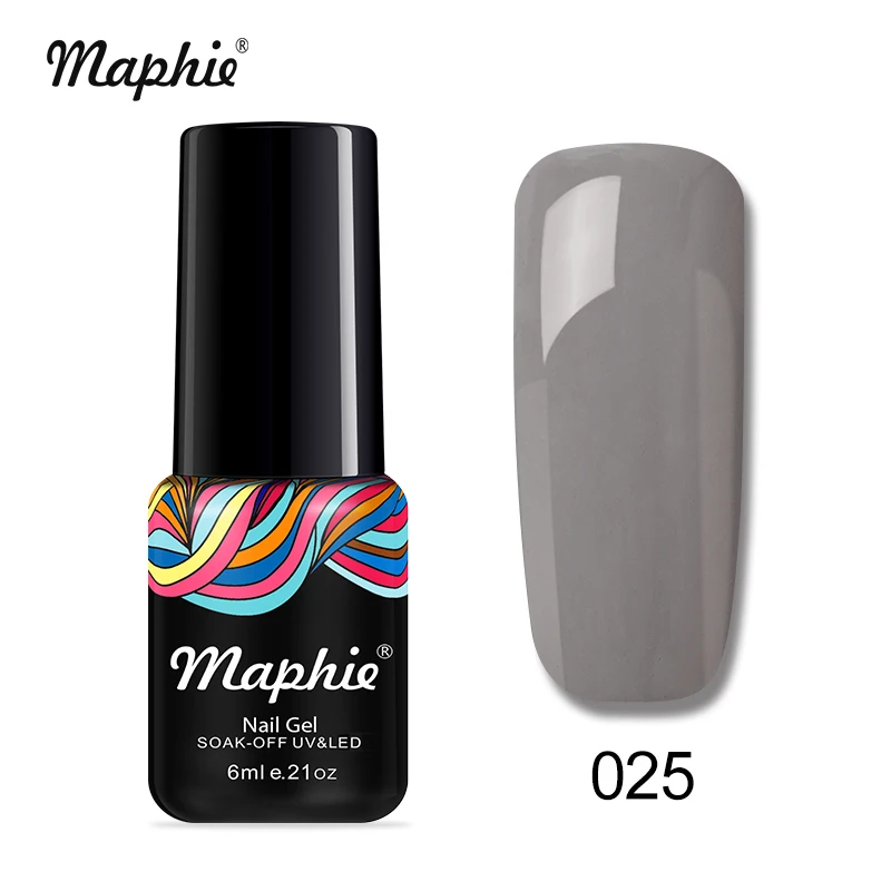 Maphie красный цвет серия Гель-лак для ногтей УФ/светодиодный лак для ногтей лак для замачивания от салона лак для ногтей эмаль Полупостоянный УФ-гель - Цвет: 025
