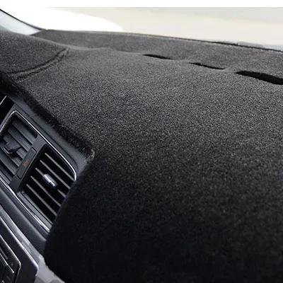 Приборной панели автомобиля Обложка Коврик для Audi старый A3 2003-2013 лет правым dashmat pad тире охватывает авто аксессуары для приборной панели - Название цвета: Черный