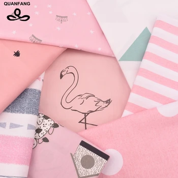 

QUAN FANG Cartoon series,Printed Twill Cotton Fabric, For DIY Quilting Sewing Baby & Child Sheet,Pillow,Cushion Material, Meter