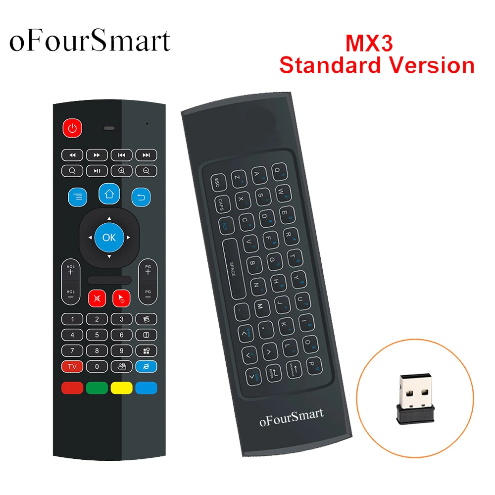 Беспроводная мини клавиатура oFourSmart MX3 Air Mouse 2 4 ГГц|smart air mouse|air mouse for androidair wireless |