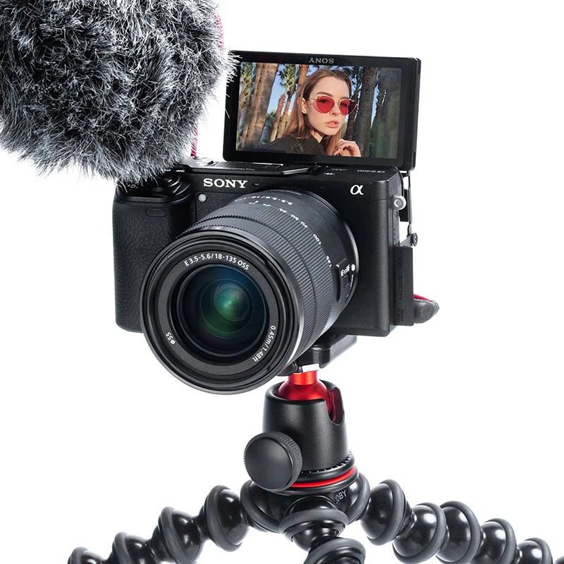 Online Extensión de micrófono de aluminio soporte de zapata fría expansión de placa de reubicación para Sony A6400 A6300 accesorio de montaje de cámara vlogs