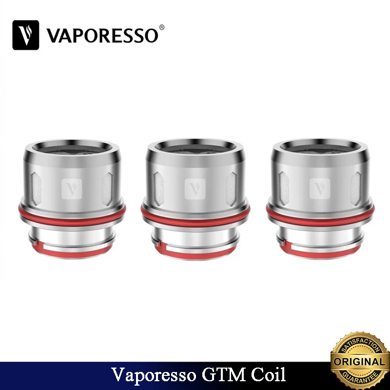 

6pcs/lot Original Vaporesso GTM Coil GTM2 0.4ohm GTM8 0.15ohm Core For Electronic Cigarette Vaporesso Cascade Sub Ohm Tank Vape