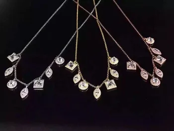 

925 Sterling Silver Necklace For Women Fashion Short Neck Accessories