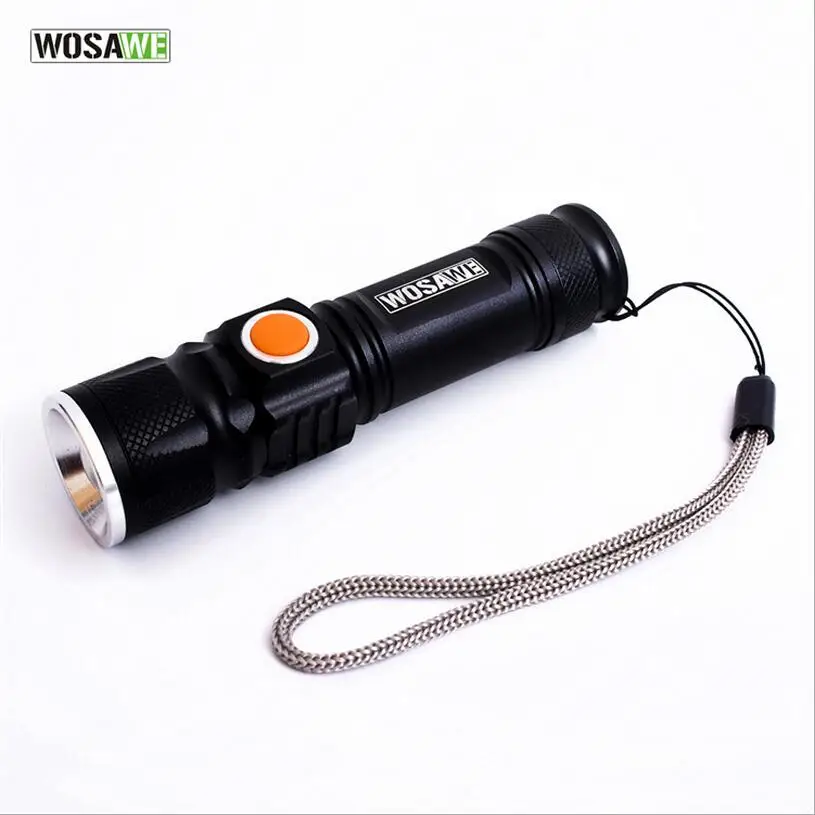 Clearance 2019 Wosawe T6 LED Bicycle Light Super Light USB Rechargeable Bike Waterproof Built-in Battery Head Front Bike Light Flashlight 2
