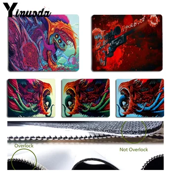 

Yinuoda In Stocked Hyper Beast Comfort Mouse Mat Gaming Mousepad Size for Size for 180x220x2mm and 250x290x2mm Small Mousepad