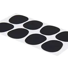 10X 8 шт. альт/тенор-саксофон накладки для мундштука подушки черный- 0,8 мм