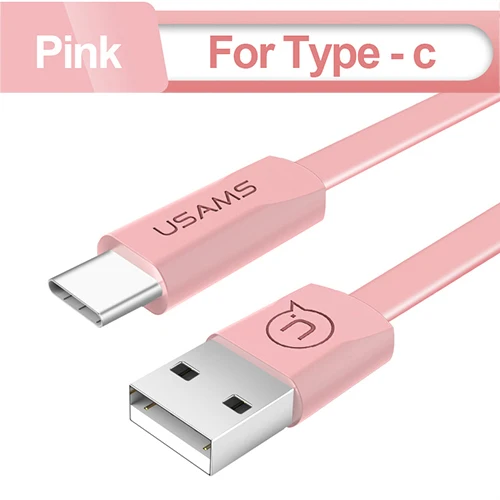 Usb кабель для iphone/Micro Usb/type C, 1,2 м зарядный кабель для iphone 6 7 8 x plus Usb c и Microusb и для освещения - Цвет: Pink For USB type c