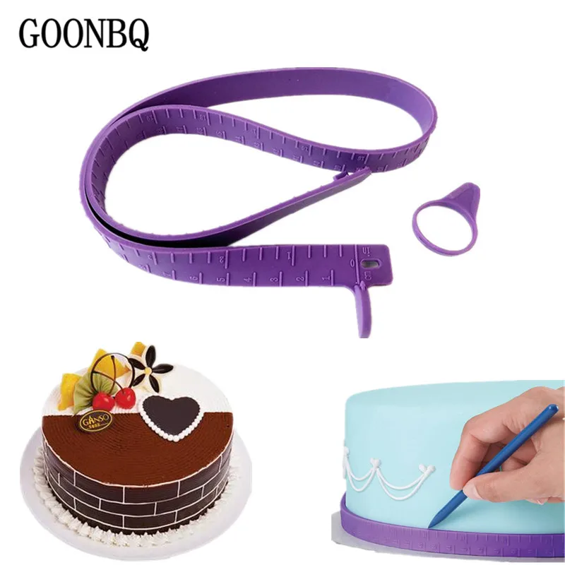 Buy GOONBQ 1 pc 66 cm Cake Measuring Tape Silicone Cake Measuring Ruler Soft