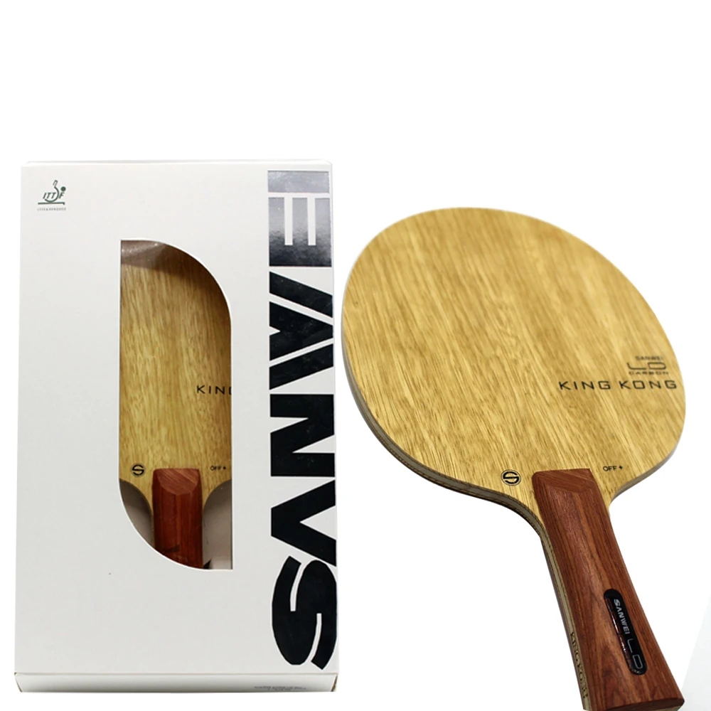 High End SANWEI KING KONG Carbon FIBER Strong Power OFF+ Table Tennis