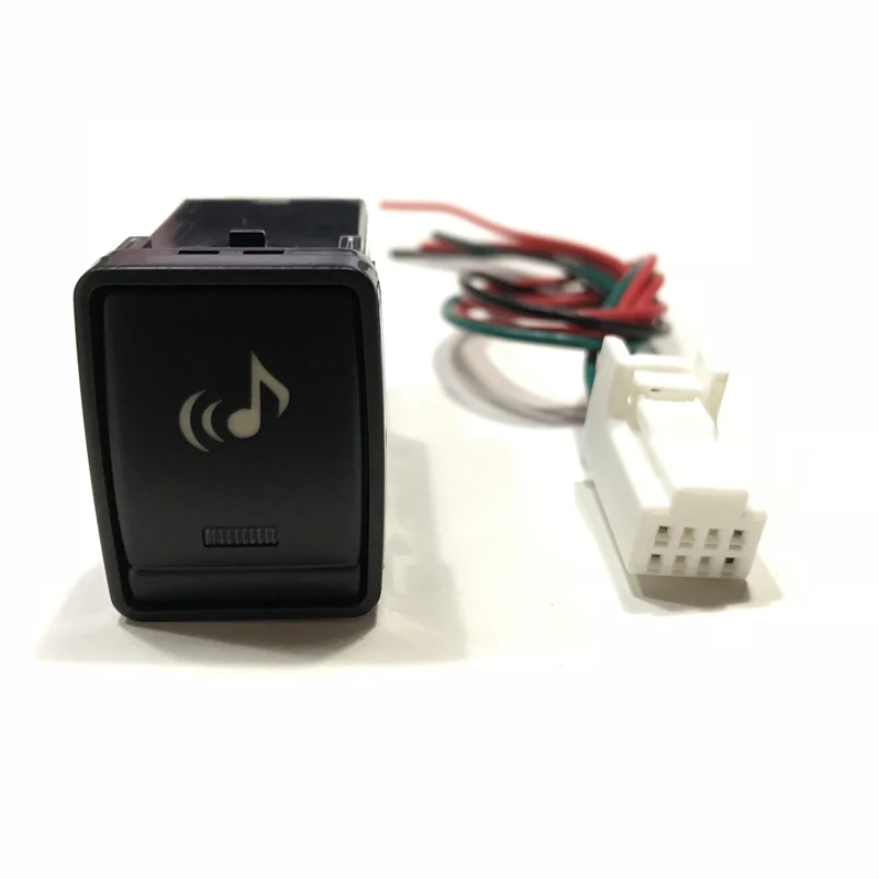 Музыка Аудио сиденье Отопление вентиляция вентилятор BSM Питание Кнопка включения провода для Nissan Serena Venucia D60 - Цвет: Music