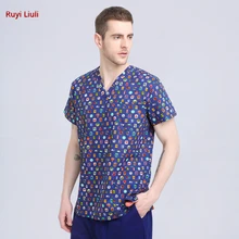 Новая Хирургическая Одежда Антистатическая стирка одежда детская Стирка руки длина с короткими рукавами Сплит боди костюм рабочая одежда