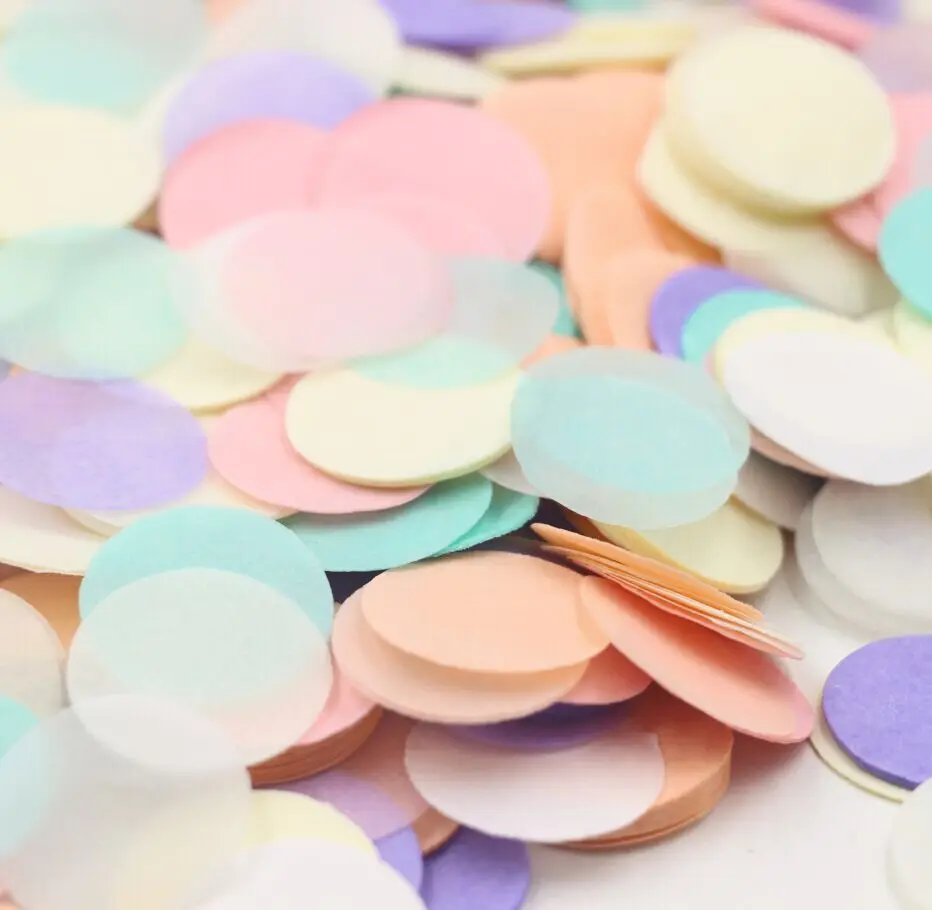 Buy 5g/bag Pastel Confetti Circles 1" // Table Decor New Years Eve / confetti