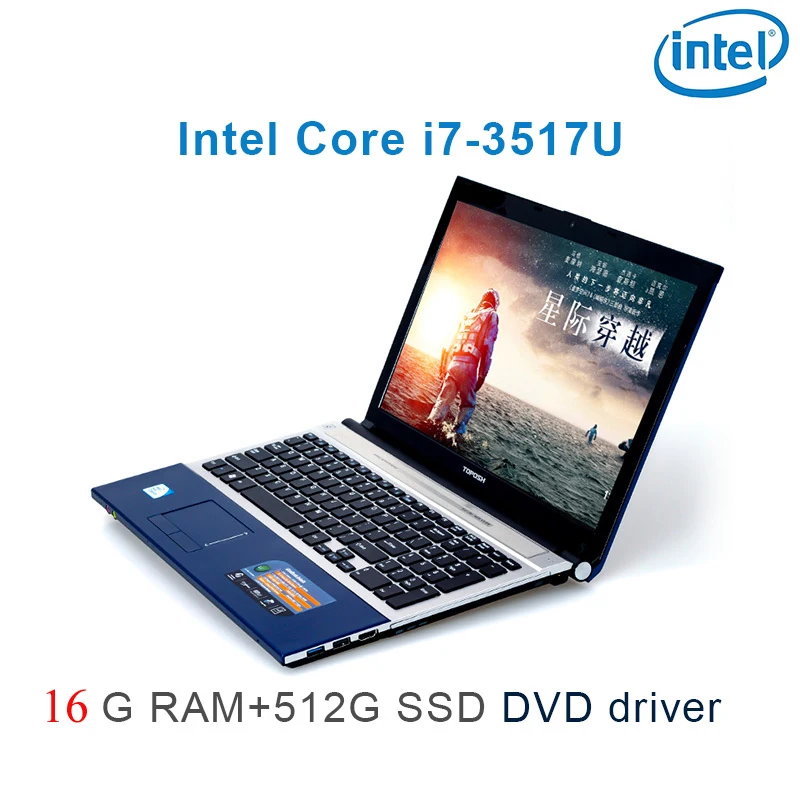

P8-27 black 16G RAM 512G SSD i7 3517u 15.6" gaming laptop DVD driver keyboard and OS language available for choose