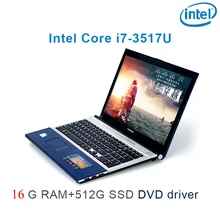 P8-27 black 16G RAM 512G SSD i7 3517u 15.6 gaming laptop DVD driver keyboard and OS language available for choose"