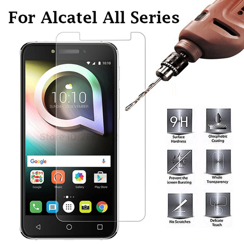 

Tempered Glass For Alcatel 1X / 7/ 3X/ 3V/ 3C/1C / idol 5s 5/A30 Plus/ X1/A5 A3 U5 Screen Protector Protective Glass Film Guard