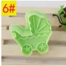 16 форм 3D пластик пресс для печенья DIY прессформа резак торт печенье, фондан, пирог кухонные инструменты для приготовления пищи торт Decoraiton - Цвет: 06