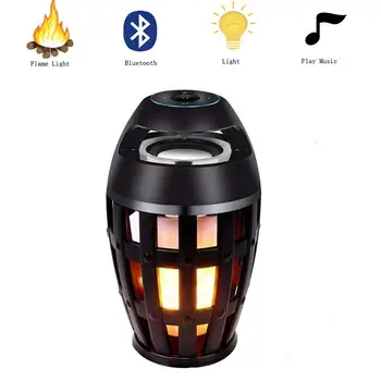 

BINFUL Wireless Bluetooth Speaker with Light Portable Stereo Bass Speaker Night Light Camping Atmosphere free shipping