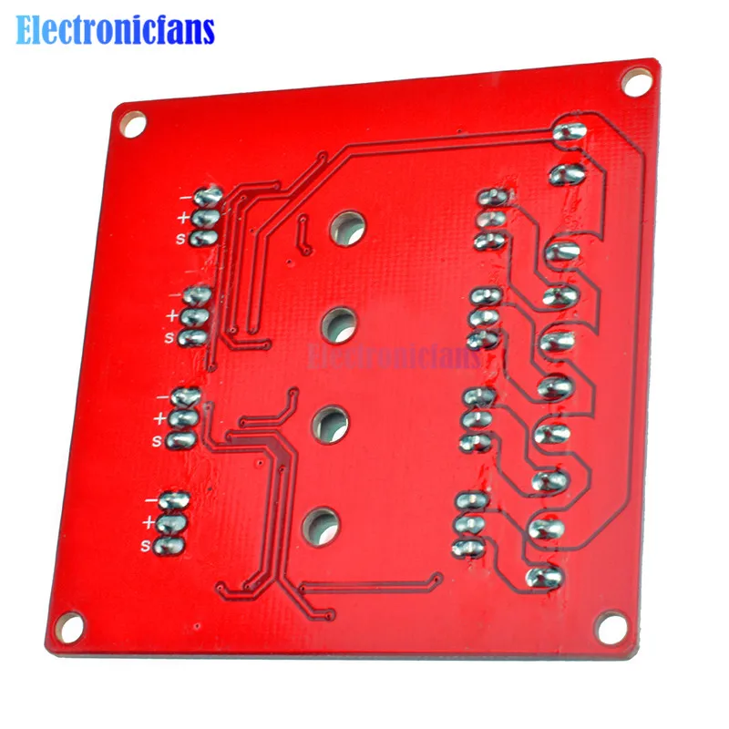 100% происхождение четырехканальный 4 канальный MOSFET Кнопка IRF540 V4.0 + модуль