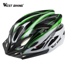 Запад biking Велоспорт шлем Capacete Ciclismo Casco Bicicleta EPS+ PC Материал Mountain Велосипедный Спорт велосипед шлем 21 вентиляционные отверстия