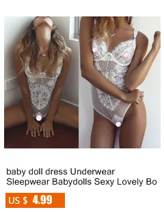 Сексуальная одежда для сна нижнее белье Babydoll боди сетка Подвязка с цветами боди чулок продукт эротический Облегающий комбинезон с подвязкой ночное белье 6166