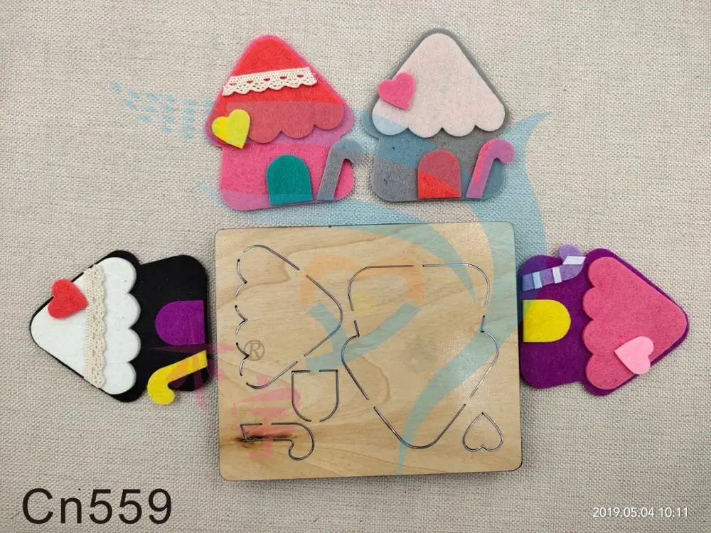 

Christmas house wood moulds die cut accessories wooden die Regola Acciaio Die Misura