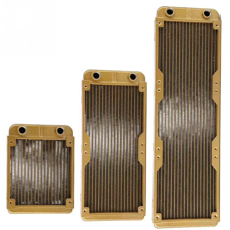 

G4/1 Thread 18 Tubes Water Cooler Tube Large Dissipation Area Aluminium PC Computer CPU Heat Exchanger 120mm / 240mm / 360mm