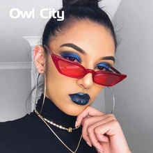 Винтажные женские солнцезащитные очки кошачий глаз, роскошные брендовые дизайнерские солнцезащитные очки, ретро маленькие красные женские солнцезащитные очки, черные очки, женские оттенки