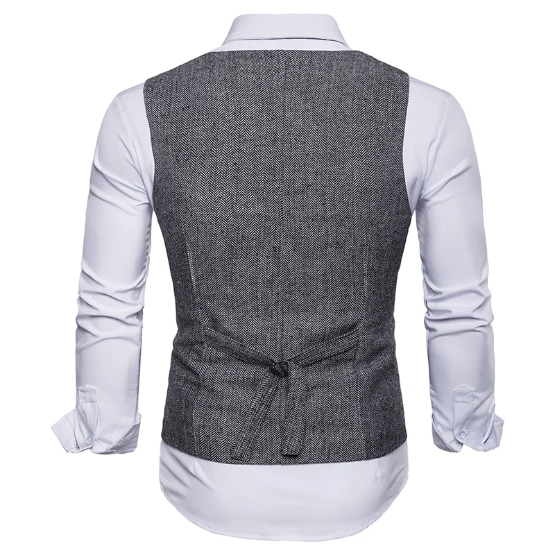 New slim fit Dress vest Men's Fashion Design Suit Vest High-quality Goods Cotton Mens Business Casual suit vests large size XXL New slim fit Dress vest Men's Fashion Design Suit Vest High-quality Goods Cotton Mens Business Casual suit vests large size XXL