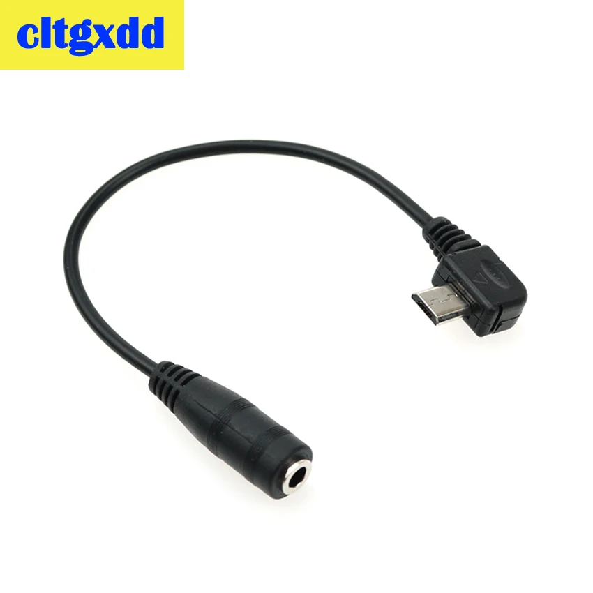 

cltgxdd Micro USB Jack to 3.5mm Audio interface Headphone Earphone Headset earphone Adapter Audio Cable Cord