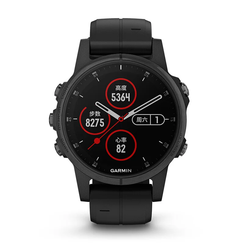 GARMIN Fenix 5S Plus многоспортивные GPS умные часы меньшего размера мониторинг сердечного
