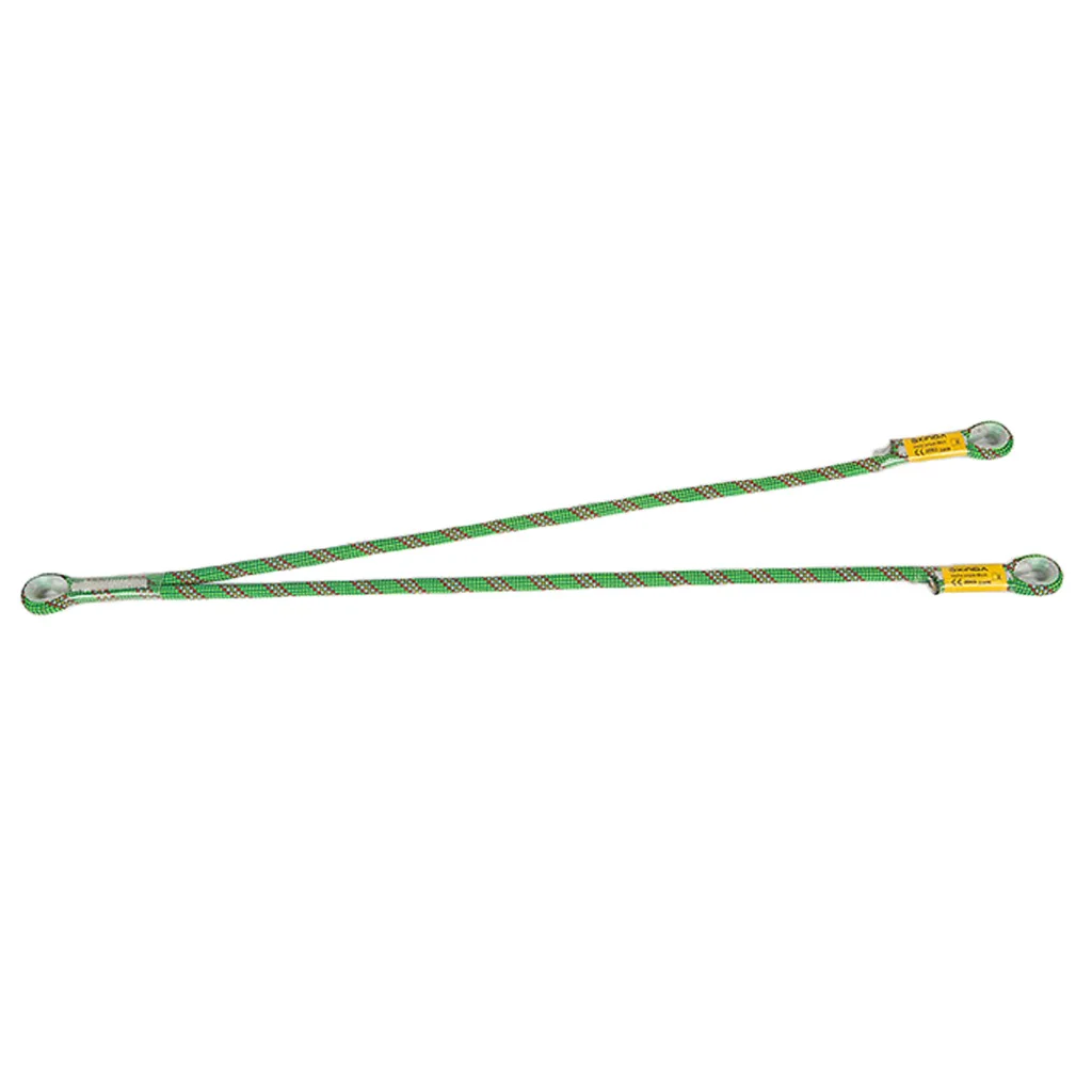Braided Prusik Cord Loop Sewn Eye to Eye 10.5mm Nylon Lanyard for Outdoor Tree Climbing Rescue Caving