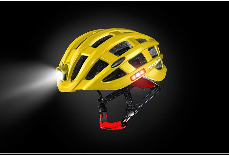 capacete de ciclismo luz capacete integralmente moldado