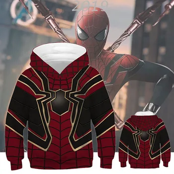 Boys Girls Kids Hoodies Sweatshirts The Avengers Endgame 4 Quantum Realm Spiderman Superhero Captain America Iron Man Sweatshirt 1