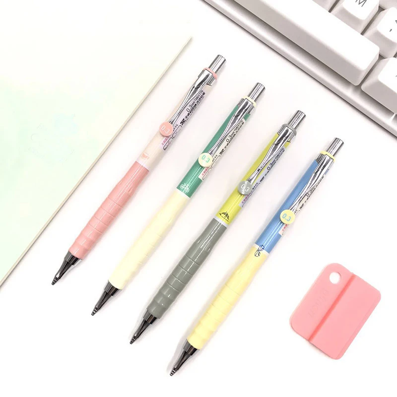 Набор 0,3 мм красивый Гладкий механический автоматический карандаш цветной милый карандаш для школьников канцелярские принадлежности