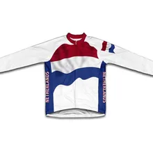 Флаг Нидерландов зимние термо флисовые майки для велоспорта для мужчин зимняя одежда для велоспорта велосипедная одежда
