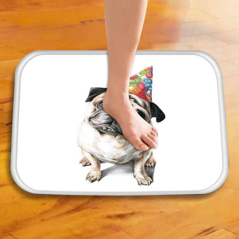 

3D Digital Printing Non-Slip Door Mat Bath Rugs for Floor Indoor Bathroom LXY9 FE28