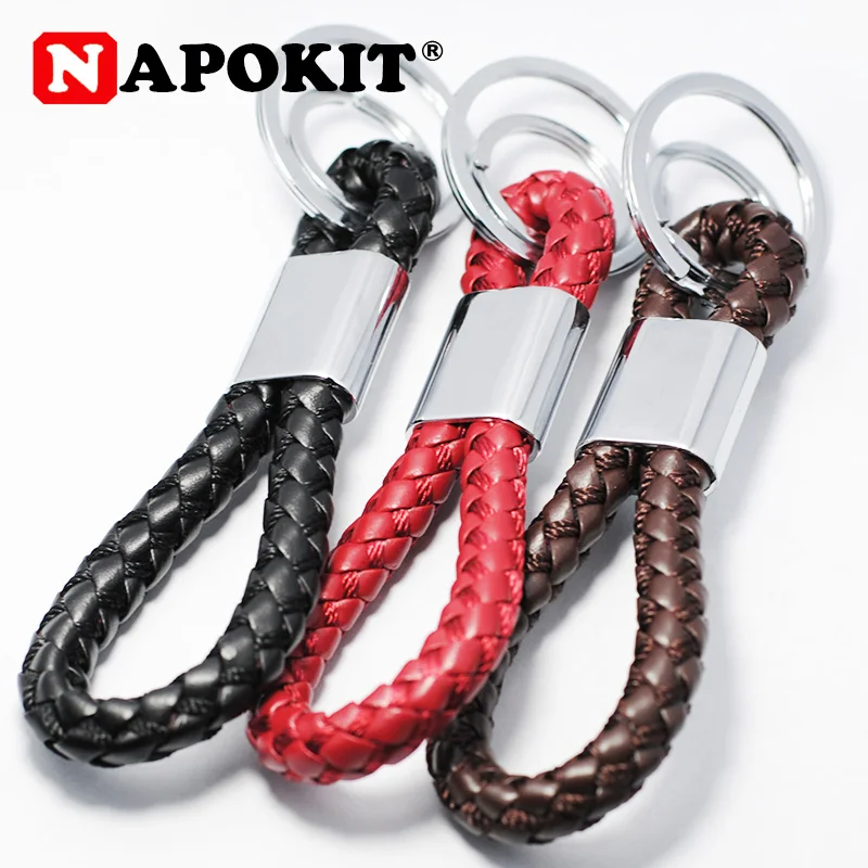 

Cool Metal Stainless Steel Car Key Ring for Chevrolet BMW 1 3 5 6 7 Leather Keychain Key Ring Chain for HONDA KIA Citroen TOYOTA