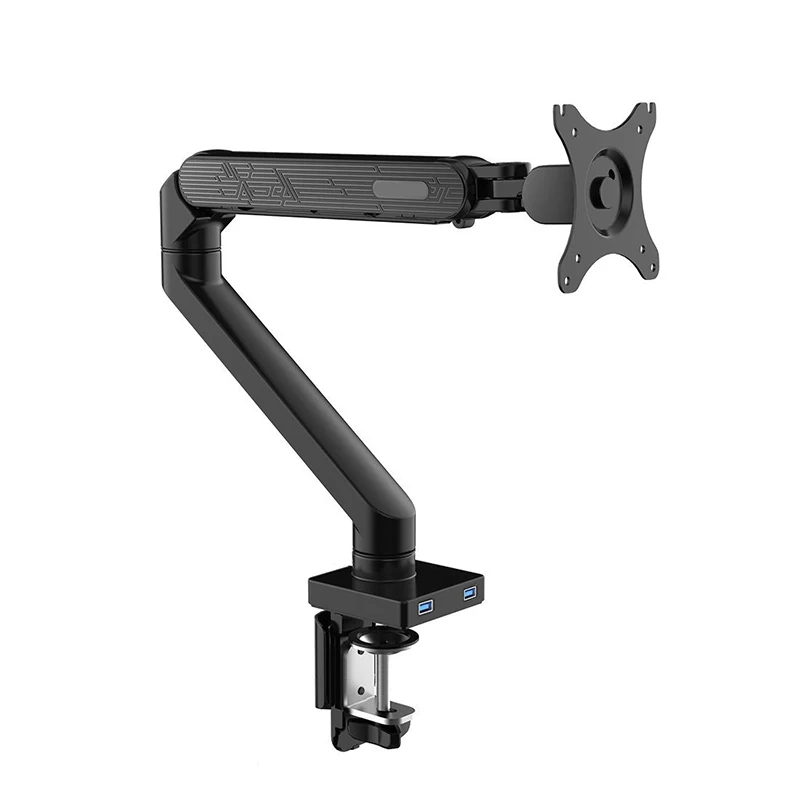 

Desktop Full Motion Gas Spring LCD Monitor Mount Holder Computer Rotating Display Bracket for 10"-30" Max Support 9KG Weight