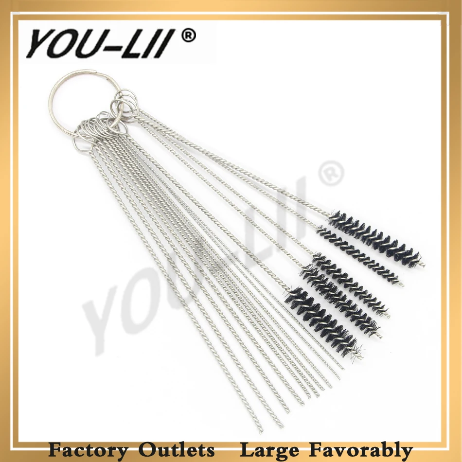 YOULII-Carburetor-Tool-Carbon-Dirt-Jet-Remove-10-Cleaning-Needles-With-5-Brushes-Tool-Set-For