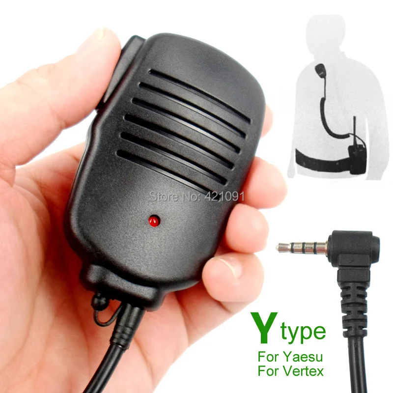 Ручной Динамик Mic Micphone для YAESU VERTEX VX 3R 150 FT 50R 60 60R Walkie Talkie радио|ptt speaker mic|speaker micptt |