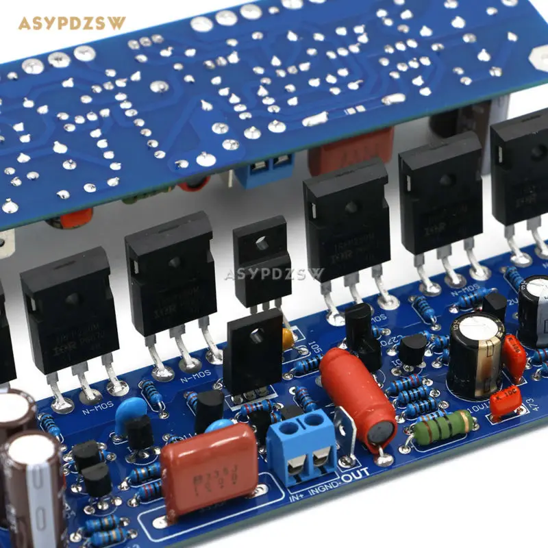 New 2 Channel L150W 200W MOSFET IRFP250*12 FET Power amplifier finished board